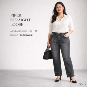 Kulot jeans wanita bigsize