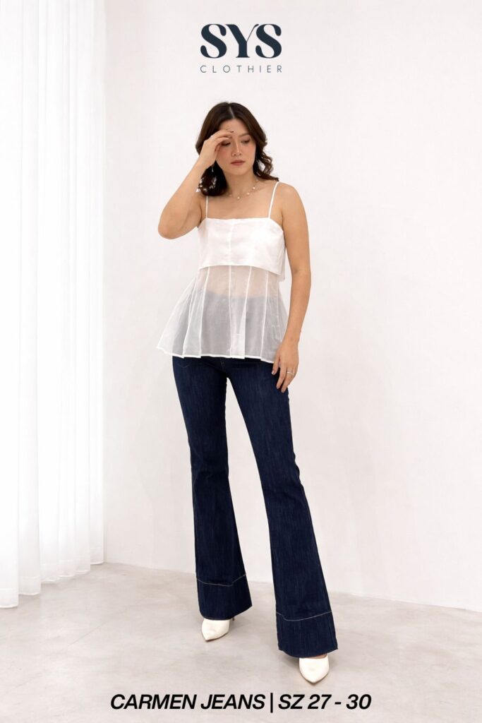 Sys Clothier Carmen Jeans | High Waist Cutbray Denim Size 27–30