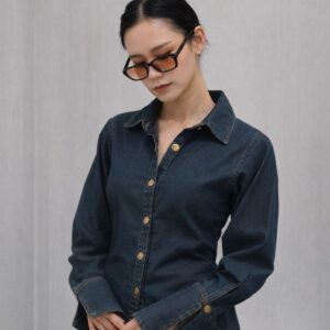 SYS Clothier Wimpy Denim Shirt || Kemeja Denim Wanita Outer Premium Size M–XL