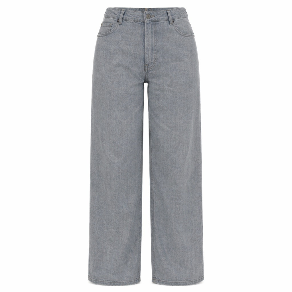 SYS Clothier Sandy Loose Kulot Jeans Wanita | High Waist Kulot Wide Leg Denim Size 31-38 - Gambar 5