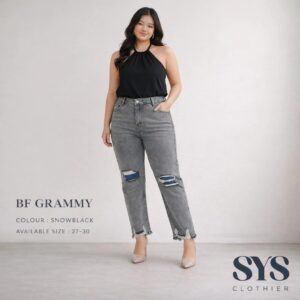 BOYFRIEND RIPPED JEANS WANITA