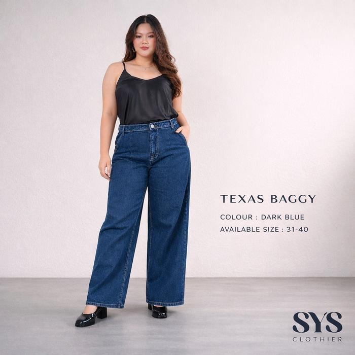 baggy jeans wanita high waist kekinian