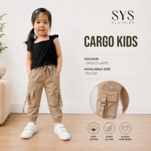 Kids Cargo Jogger Pants