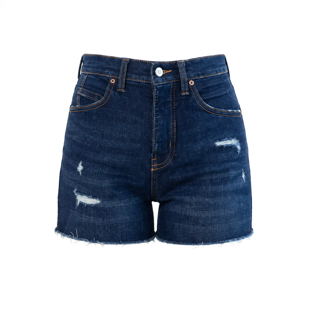 Sys Clothier Bora Short Jeans Wanita II Celana Pendek High Waist Distressed Denim Short (Size 27-32) - Gambar 5