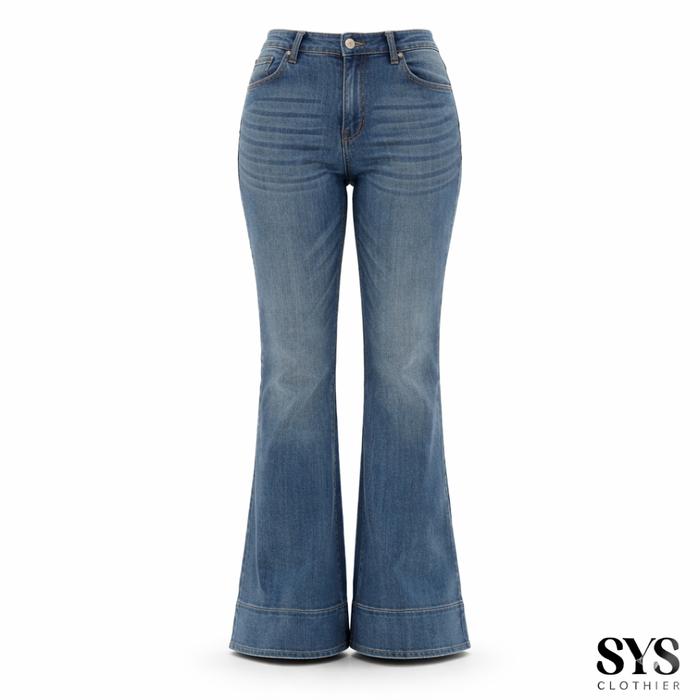 jeans wanita cutbray high waist shaping