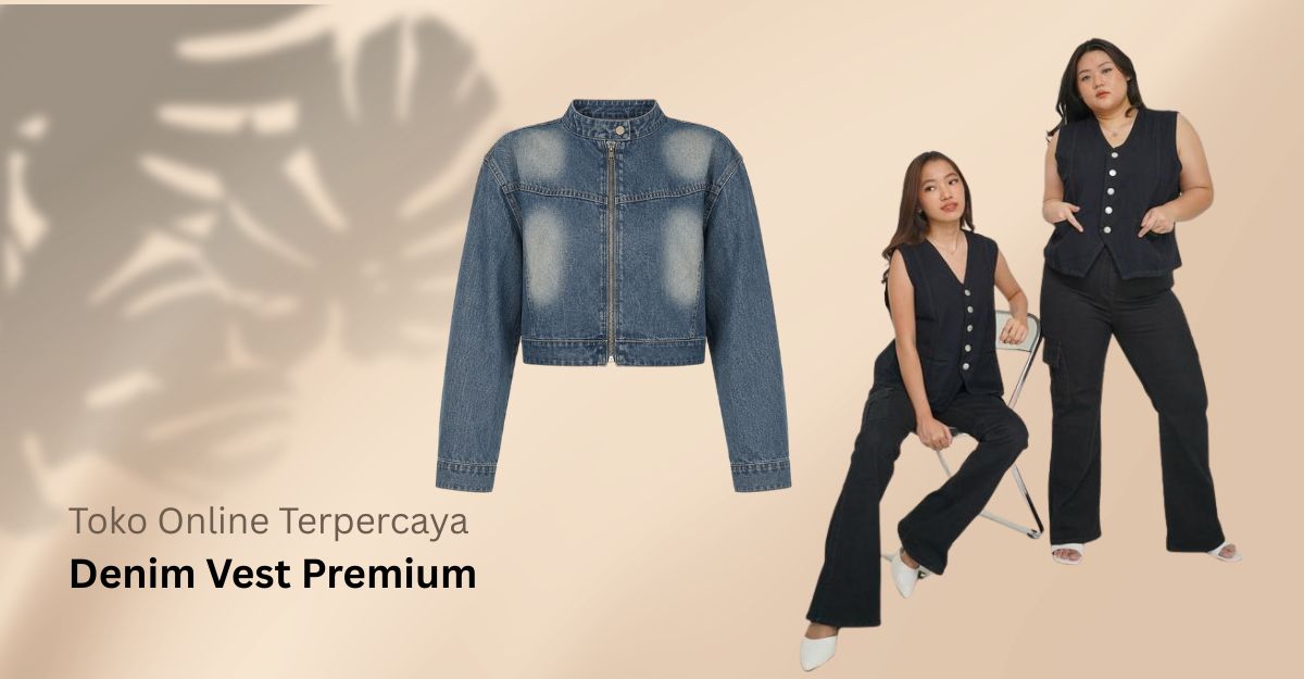 Toko Online Terpercaya untuk Beli Denim Vest Premium