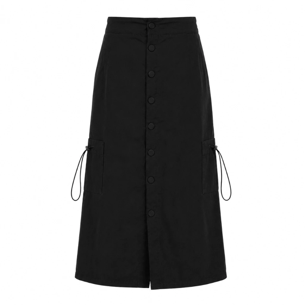 Sys Clothier Serra Skirt Cargo | Rok Wanita High Waist Premium Bigsize (Size Jumbo) - Gambar 6