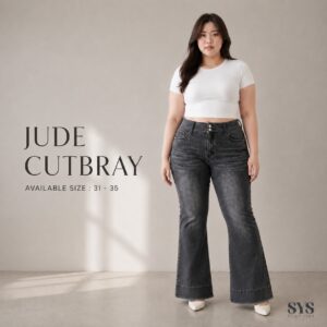 SYS Clothier Jude Cutbray Jeans Bigsize Wanita I High Waist Stretch Premium Denim Jumbo (Size 30-34) Belum ada penilaian 0 Terjual